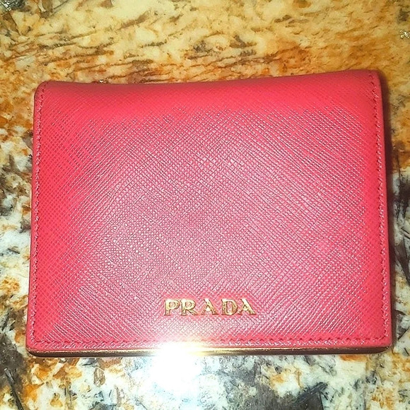 EUC 488120B V Prada Saffiano Leather Wallet - Picture 2 of 7
